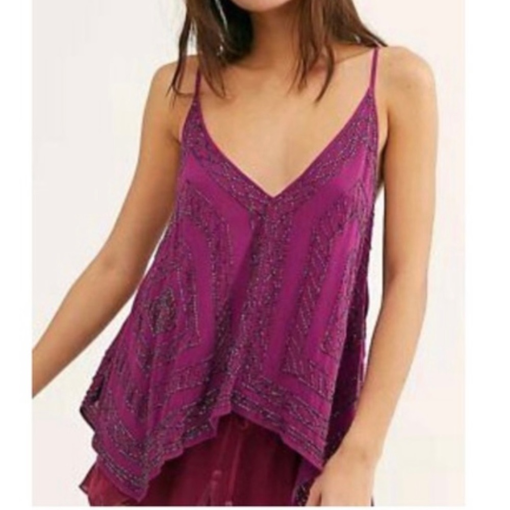 Free People beaded tank